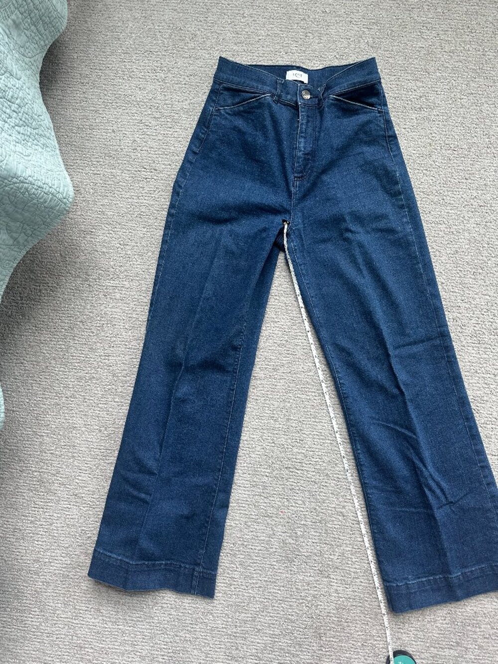 LOFT wide leg denim trouser pant/jean size 0